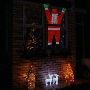Santa Caus Decoration, 3.5FT Santa Claus Christmas Ornaments for Hanging Ornamen